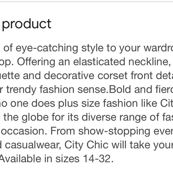 NWT CityChic women’s plus size quirky print top sz M approximately 18/20 IRL - Picture 6 of 7